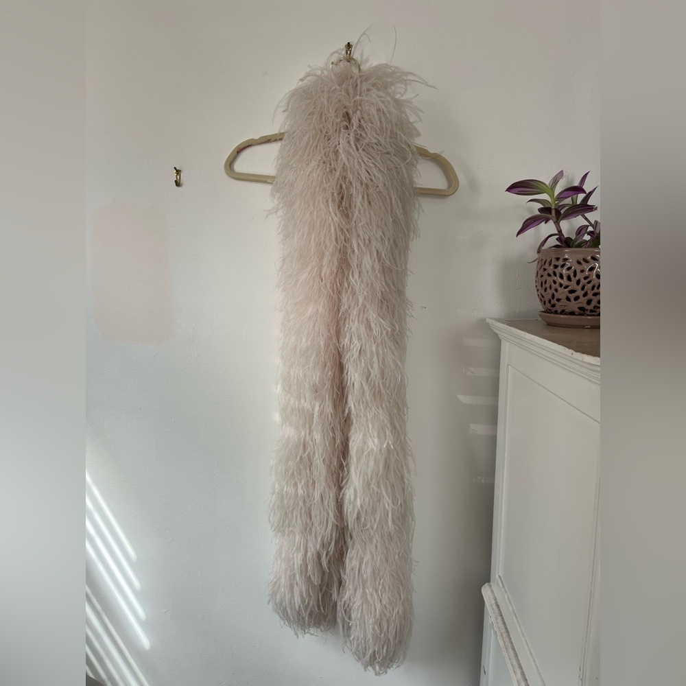 Luxurious Baby Pink 100% Real Ostrich Feather Boa